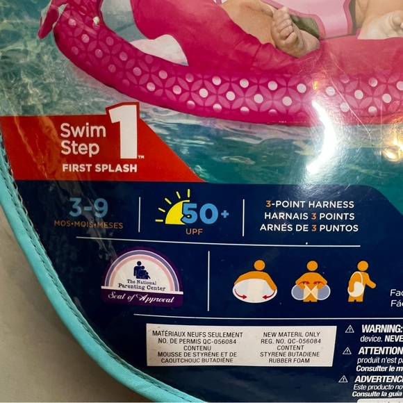NWT Infant Springfloat Sun Canopy Swim Ways - Picture 6 of 6